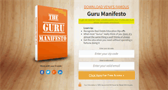Desktop Screenshot of gurumanifesto.com