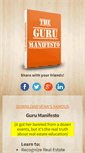 Mobile Screenshot of gurumanifesto.com