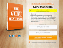 Tablet Screenshot of gurumanifesto.com